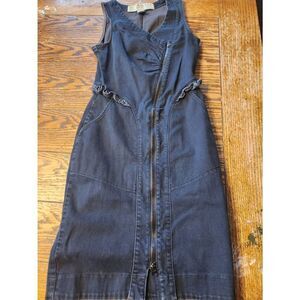 Prairie Underground organic cotton zip front dress sz XS
